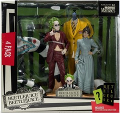 Movie Maniacs - Beetlejuice 2 - Multi 4pk - 6in Posed AF